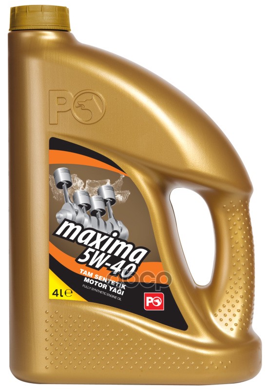 Petrol Ofisi Масло Моторное Petrol Ofisi Maxima 5W-40 Синтетическое 4 Л 11172-61Yg