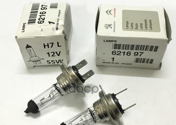 Лампа 12V H7 55W CITROEN/PEUGEOT 1 шт. картон 621697 Peugeot-Citroen арт. 621697