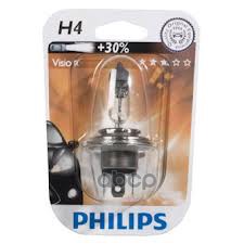 Лампа Philips H4 12V 60/55W P43t PREMIUM (blister -1 шт.) Philips арт. 12342prb1