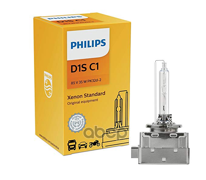 Лампа ксеноновая D1S PHILIPS Xenon Standard 1 шт. 85415C1 Philips арт. 85415C1