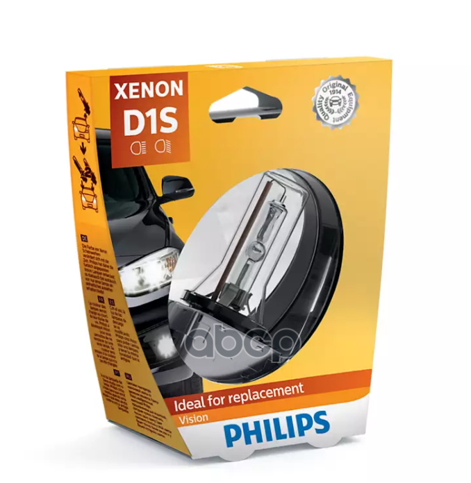 Лампа D1s 85V-35W (Pk32d-2)4400K Vision (Philips) Philips арт. 85415VIS1
