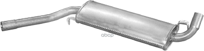 Глушитель Задн Часть Audi A4 2.0 00-08 Polmostrow арт. 01.01