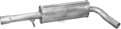 Глушитель Средн Часть Audi: A3 1.8, Vw: Golf Iv 1.6Fsi/1.8/2.0 10.97-, Skoda: Oсtavia 1.8/2.0 10.96- Polmostrow арт. 01.104
