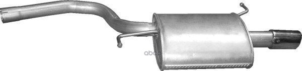 Глушитель Задн Часть Audi: A4 2.0 02-04 Polmostrow арт. 01.125