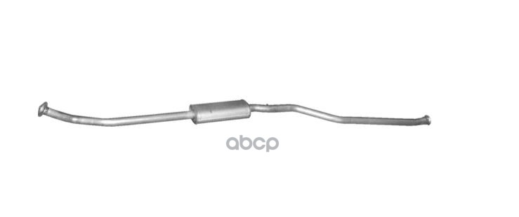 Глушитель Средн Часть Citroen: Berlingo  Peugeot: Partner 1.1I/1.4I/1.6I 10/03-08 Polmostrow арт. 04.131