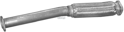 Глушитель Средн Труба (С Гофрой) Ford: Fiesta Iv 95-02, Fiesta V 01-, Fiesta Фургон 96- Polmostrow арт. 08.551