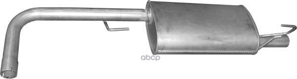 Глушитель Средн Часть Nissan: Navara 2.5D 05- Polmostrow арт. 15.213