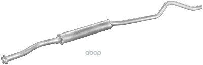 Глушитель Задн Часть Opel Meriva 1.8 03-10 Polmostrow арт. 17.17