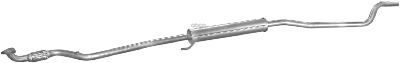 Глушитель Средн Часть Opel: Corsa C 10.01- Polmostrow арт. 17.583