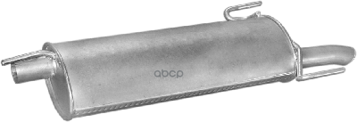 Глушитель Средн Часть Opel: Signum / Vectra C 2.0 Dti/2.2 Dti 02/03-08/05 Polmostrow арт. 17.72