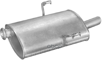 Глушитель Задн Часть Peugeot: 406 95-04 Polmostrow арт. 19.15