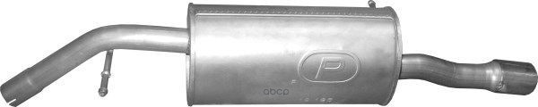 Глушитель Задн Часть Peugeot: 207/207 Cc 1.6 Hdi Turbo Diesel Polmostrow арт. 19.185