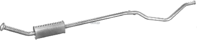 Глушитель Средн Часть Peugeot: 307 1.6I 16V 02- Polmostrow арт. 19.210