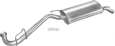 Глушитель Задн Часть Renault: Clio I 90-98, Clio I Фургон 91-98 Polmostrow арт. 21.09