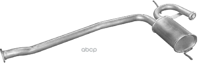 Глушитель Средн Часть Renault: 19 I 88-92, 19 I Chamade 89-92, 19 Ii 92-95, 19 Ii Chamade 92-95 Polmostrow арт. 21.14