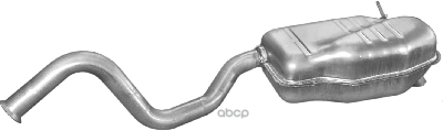 Глушитель Задн Часть Renault: Laguna 95-01, Laguna Grandtour 95-01 Polmostrow арт. 21.63