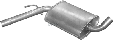 Глушитель Средн Часть Vw: Passat 88-96, Passat Variant 88-97 Polmostrow арт. 30.17