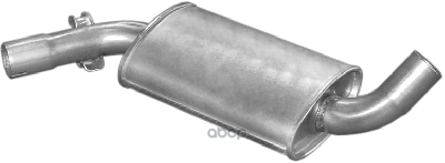 Глушитель Средн Часть Vw: Golf Ii 83-91, Jetta Ii 84-91 Polmostrow арт. 30.72