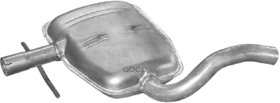 Глушитель Средн Часть Vw: Golf Iii Variant 94-99 Polmostrow арт. 30.88