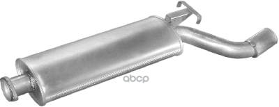 Глушитель Задн Часть Saab: 9000 Хечбэк 84-98 Polmostrow арт. 48.01