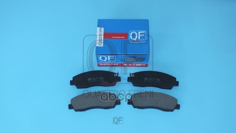 Колодки томозные дисковые задние к-т с мех. датчиком износа ГАЗ ГАЗель NEXT 4 6 тонн QUATTRO FRENI арт. qf504702