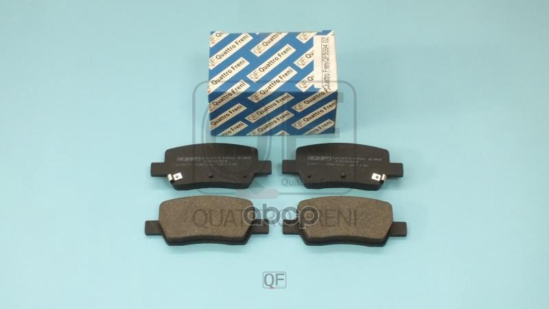 Колодки тормозные дисковые задн. к-т с мех. датчиком износа HYUNDAI SANTA FE (20-)  KIA SORENTO (20- QUATTRO FRENI арт. qf509402