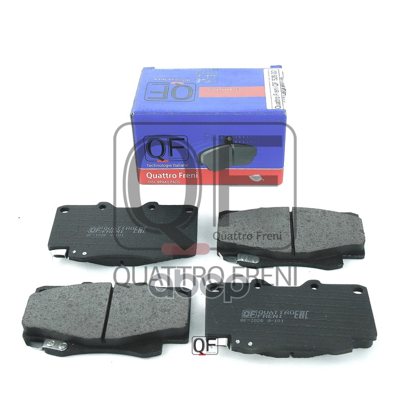 Колодки тормозные дисковые передние к-т с механическим датчиком износа QUATTRO FRENI арт. qf52602