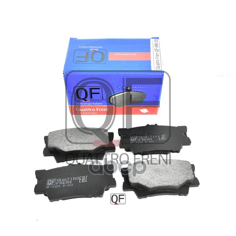 Колодки тормозные дисковые к-т QUATTRO FRENI арт. qf68900