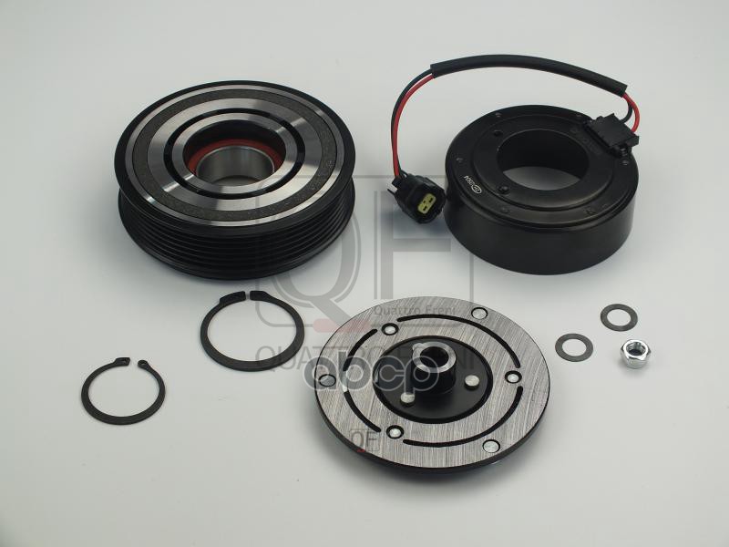 Муфта компрессора кондиционера в сборе QUATTRO FRENI арт. qf80q00259