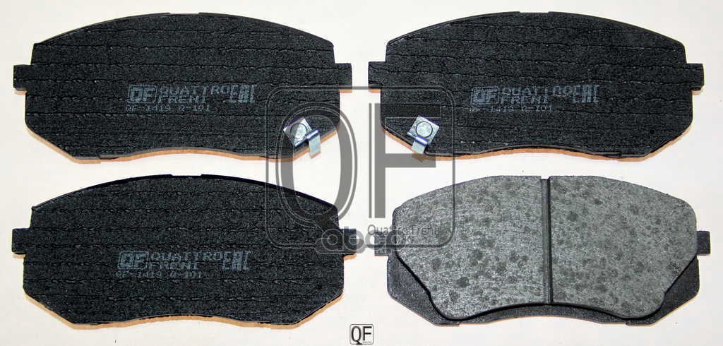 Колодки тормозные дисковые передние к-т с механическим датчиком износа QUATTRO FRENI арт. qf81902
