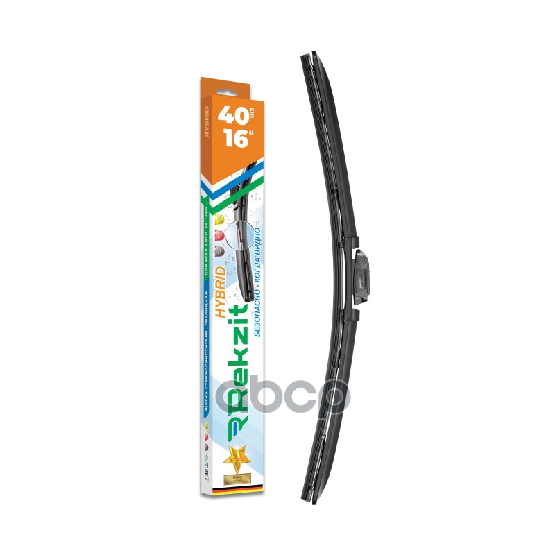 Дворник Rekzit Hybrid Каркасный 16 (400 Мм) Rekzit 91640 REKZIT арт. 91640