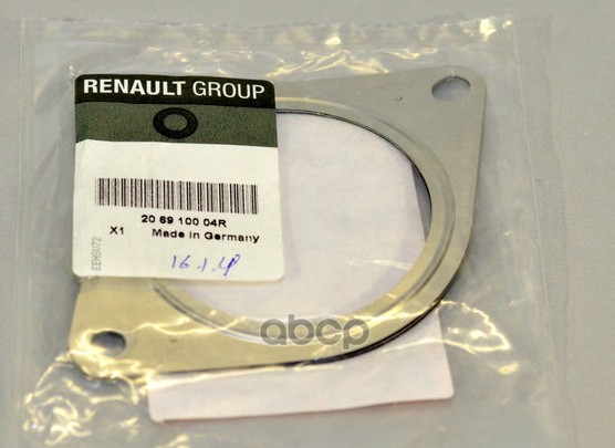 Прокладка приемной трубы RENAULT арт. 206910004R