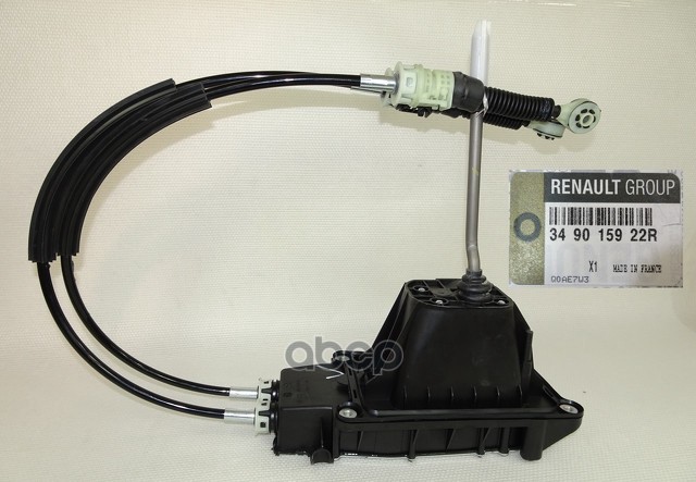 Рычаг переключения КПП в сборе с тросами RENAULT арт. 349015922R