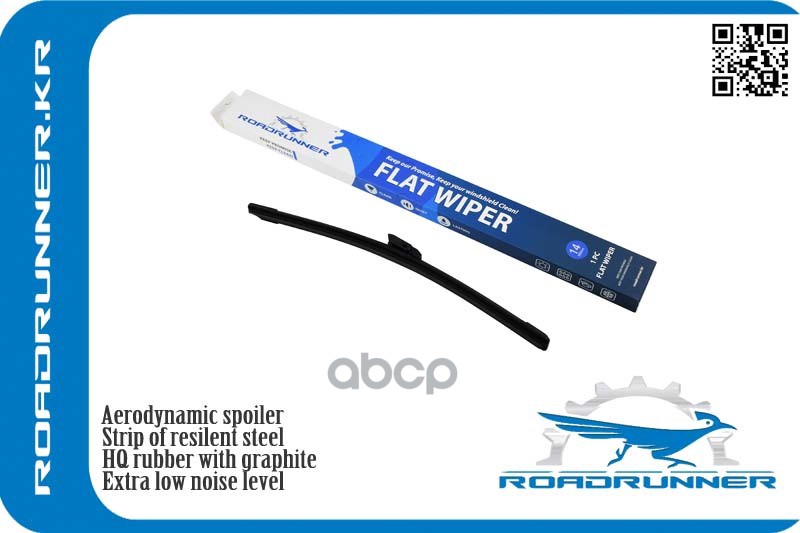 Щетка Стеклоочистителя Бескаркасная 350 Мм ROADRUNNER арт. RR350FJ