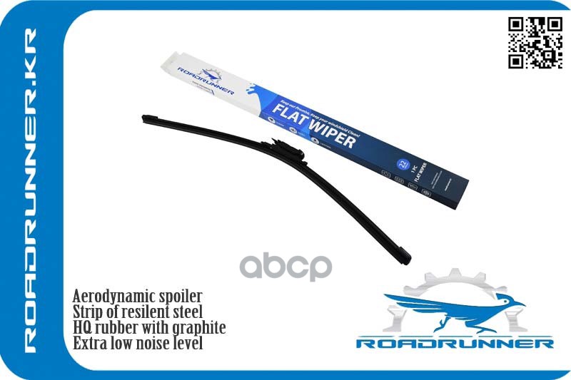 Щетка Стеклоочистителя Бескаркасная 550 Мм Rr-550-F-4 ROADRUNNER арт. RR-550-F-4