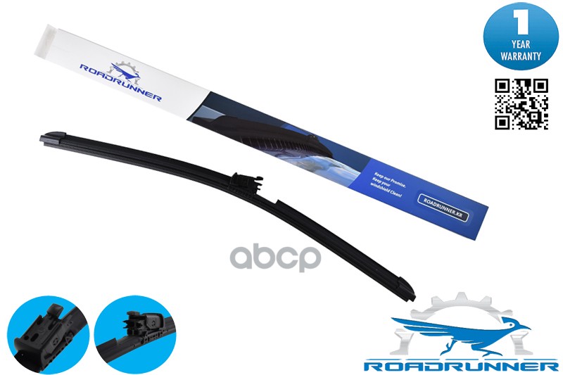 Щетка Стеклоочистителя 575 Мм Бескаркасная 1 Шт Roadrunner Aquablade Rr-575-F-Wh ROADRUNNER арт. RR-575-F-WH