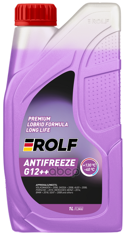 Антифриз готовый фиолетовый G12++ violet -40С 1л ROLF арт. 700679
