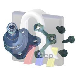 Опора шаровая L +крепеж VW G4 AD A3 L RTS 93-00955-256 RTS арт. 93-00955-256