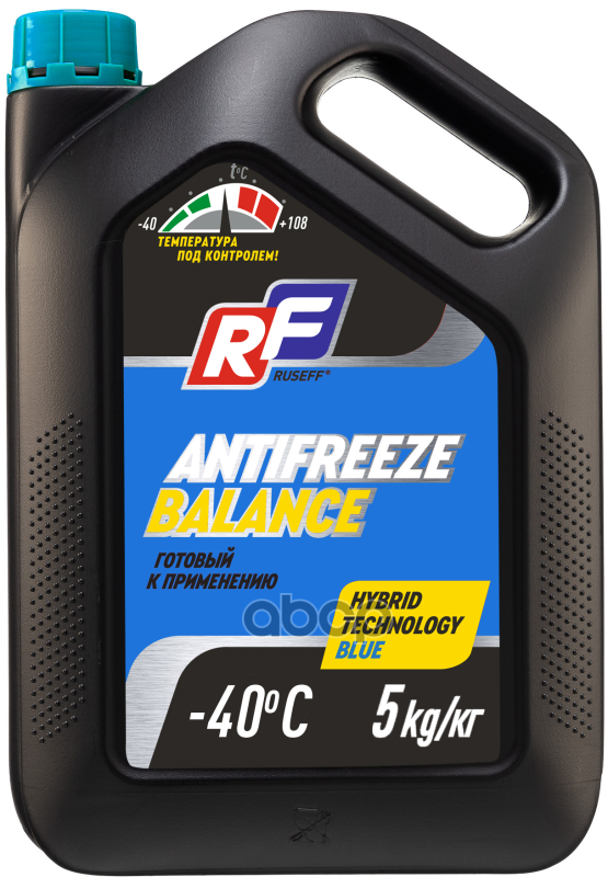 Антифриз, Готовый Раствор Balance, -40°C, Синий, 5Кг RUSEFF арт. 17472N