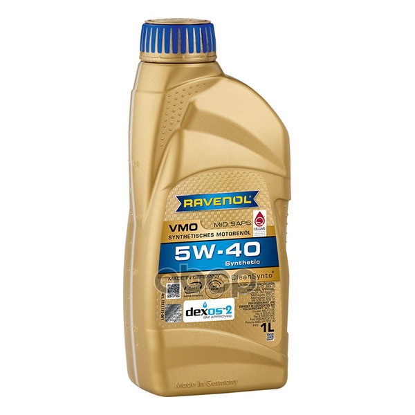Ravenol Моторное Масло Ravenol Vmo Sae 5W-40 (1Л) New 1111133-001-01-999