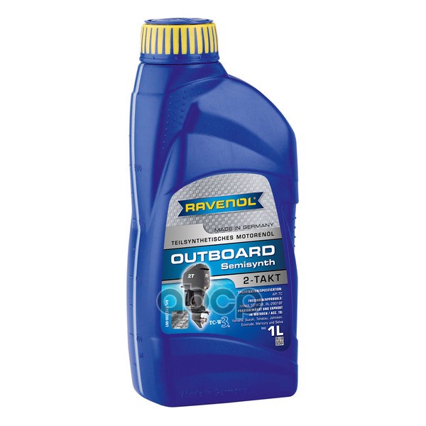 Масло моторное 1л Outboard 2T (полусинтетика) 1152200001 Ravenol арт. 1152200001