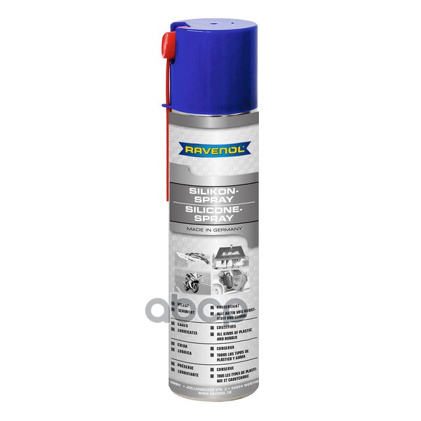 Силиконовый очиститель смазка Silikon-Spray (0 4л) Ravenol арт. 4014835300552