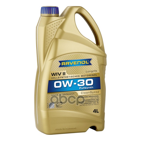 Ravenol Масло моторное  RAVENOL WIV II SAE 0W-30 ( 4л) new