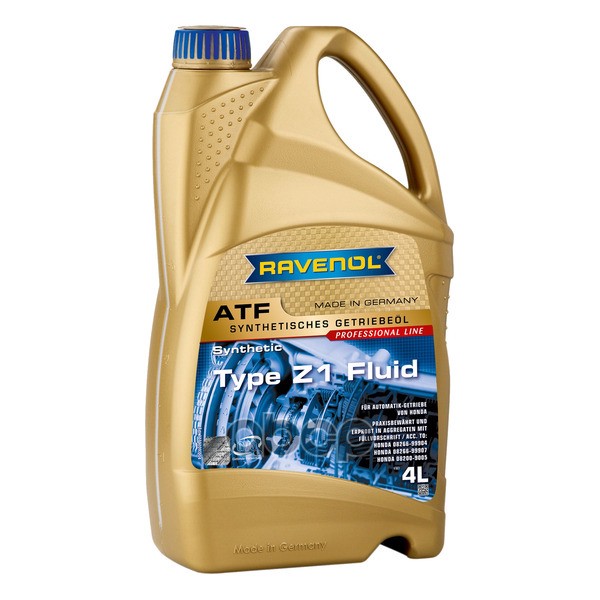 Трансмиссионное масло RAVENOL ATF Type Z1 Fluid 4л (121110900401999) 4014835719293 Ravenol арт. 4014835719293