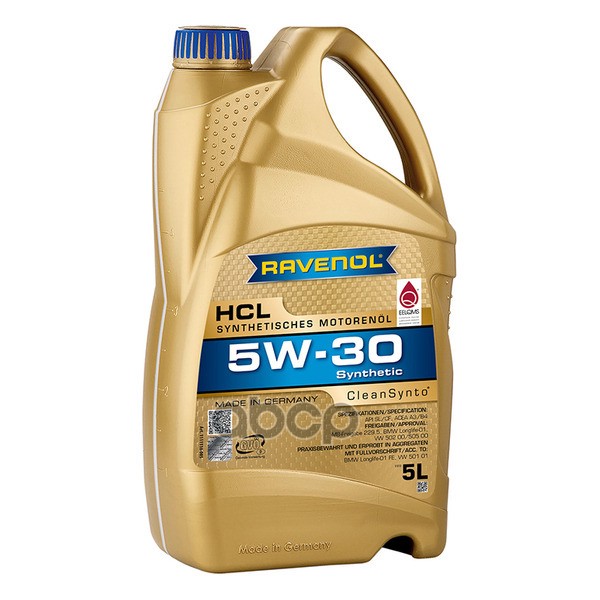 Ravenol Моторное масло RAVENOL HCL 5W-30 5л (111111800501999) 4014835722958
