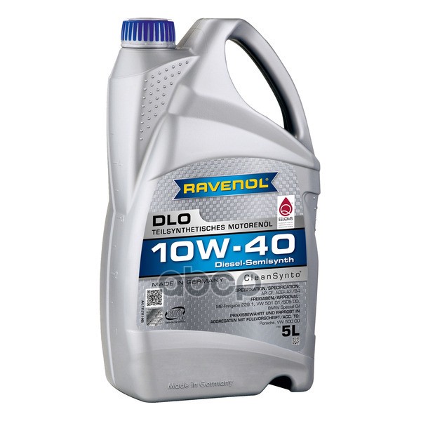 Масло моторное DLO SAE 10W-40 (5л) Ravenol арт. 4014835724259