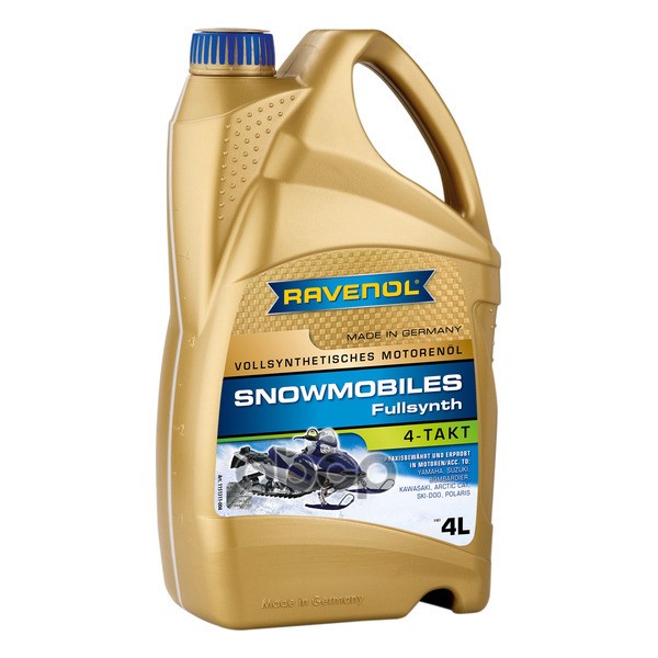 Масло для снегоходов RAVENOL Snowmobiles 4-Takt Fullsynth 4л (115131100401999) 4014835728097 Ravenol арт. 4014835728097