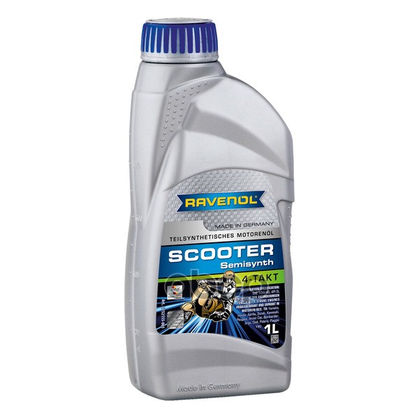 Масло Моторное Для 4-Такт Скутеров Scooter 4-Takt Teilsynth. (1Л) Ravenol арт. 4014835728219