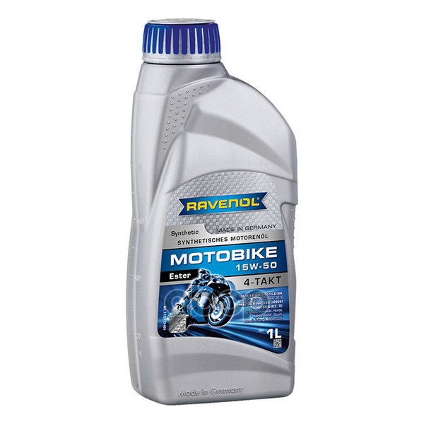 Масло моторное Motobike 4-T Ester SAE 15W-50 (1л) Ravenol арт. 4014835731219