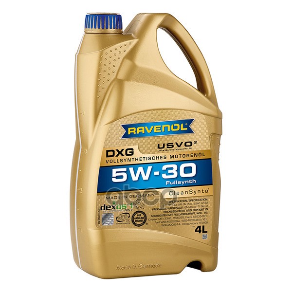 Ravenol Моторное масло RAVENOL DXG 5W-30 4л (111112400401999) 4014835732391